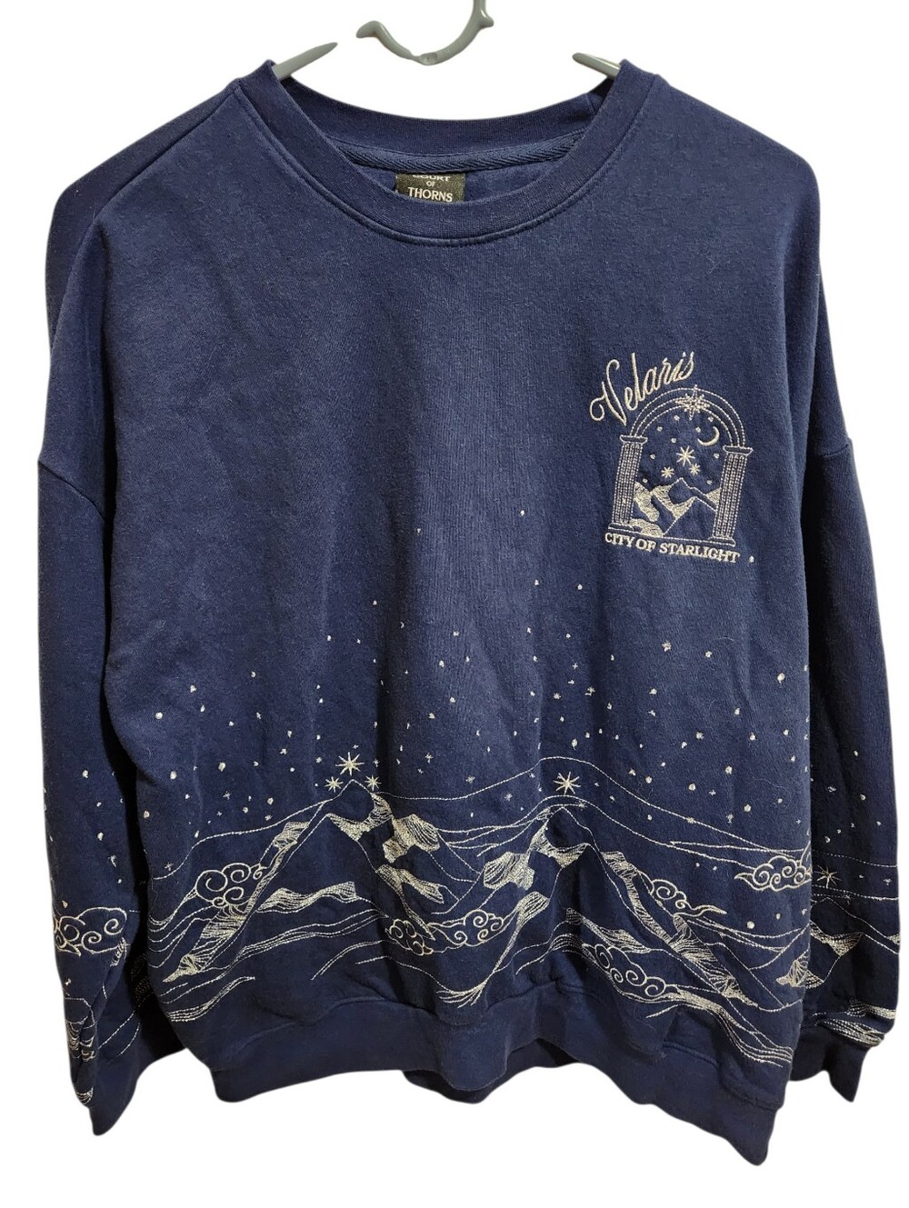 A Court of Thorns and Roses Velaris Embroidered Crewneck Size MD